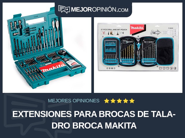 Extensiones para brocas de taladro Broca Makita