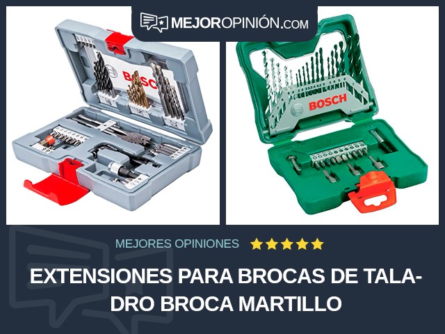 Extensiones para brocas de taladro Broca Martillo