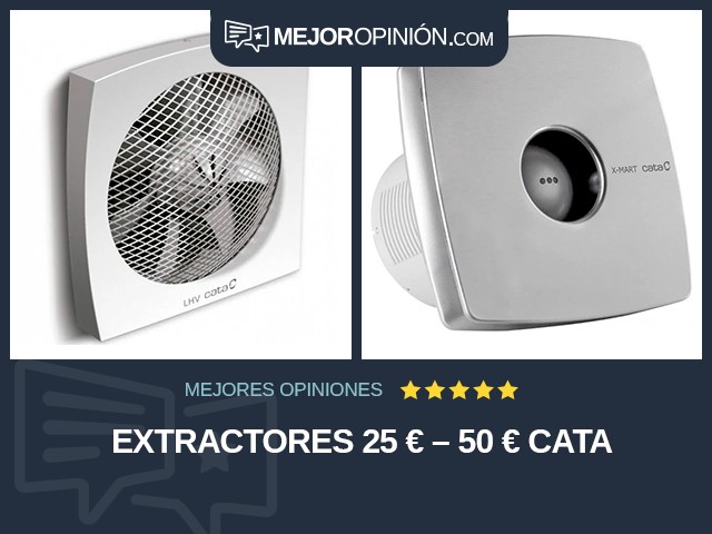 Extractores 25 € – 50 € Cata