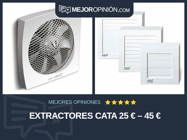 Extractores Cata 25 € – 45 €