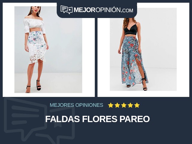 Faldas Flores Pareo