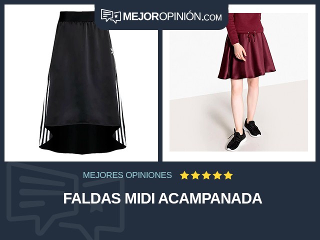Faldas Midi Acampanada