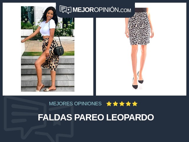 Faldas Pareo Leopardo