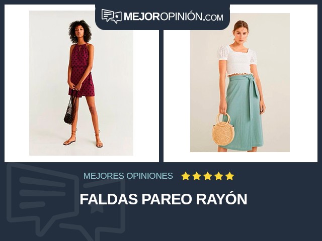 Faldas Pareo Rayón