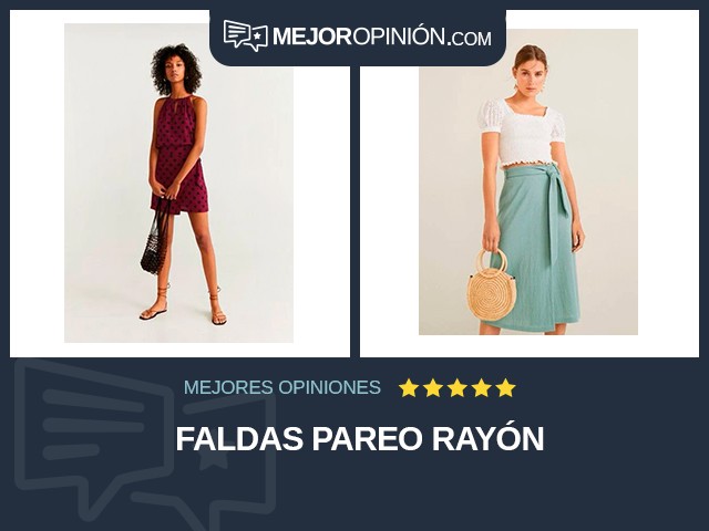 Faldas Pareo Rayón