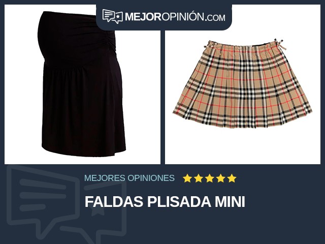 Faldas Plisada Mini