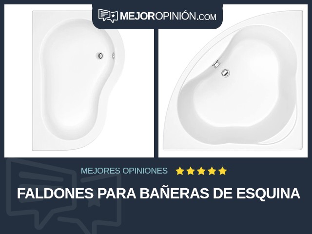 Faldones para bañeras De esquina