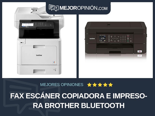 Fax escáner copiadora e impresora Brother Bluetooth