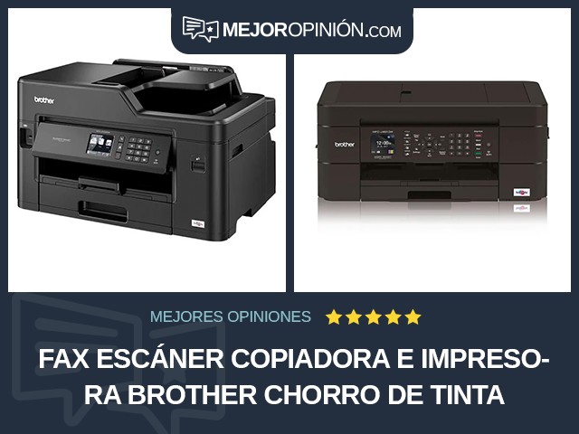 Fax escáner copiadora e impresora Brother Chorro de tinta
