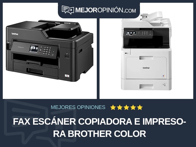 Fax escáner copiadora e impresora Brother Color