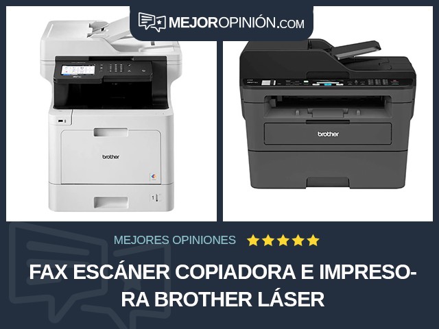 Fax escáner copiadora e impresora Brother Láser