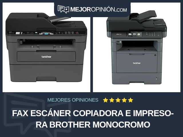 Fax escáner copiadora e impresora Brother Monocromo