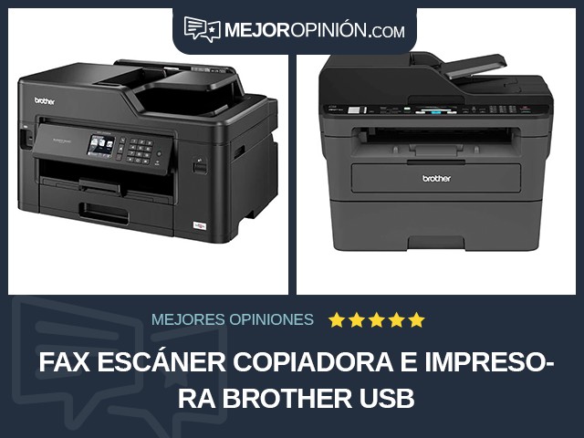 Fax escáner copiadora e impresora Brother USB