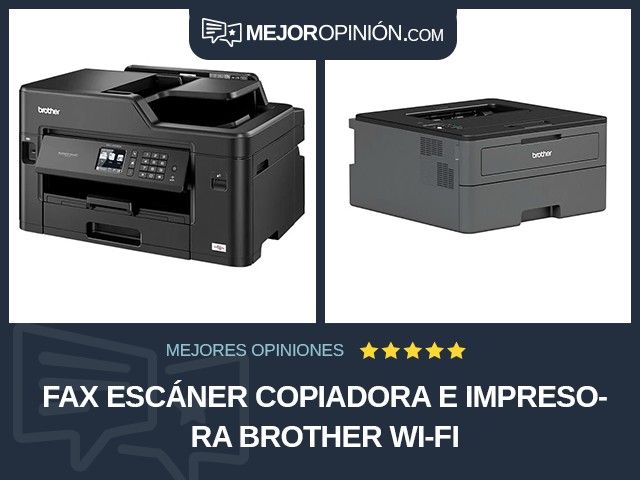 Fax escáner copiadora e impresora Brother Wi-Fi