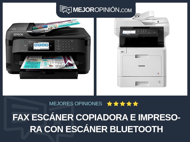 Fax escáner copiadora e impresora Con escáner Bluetooth