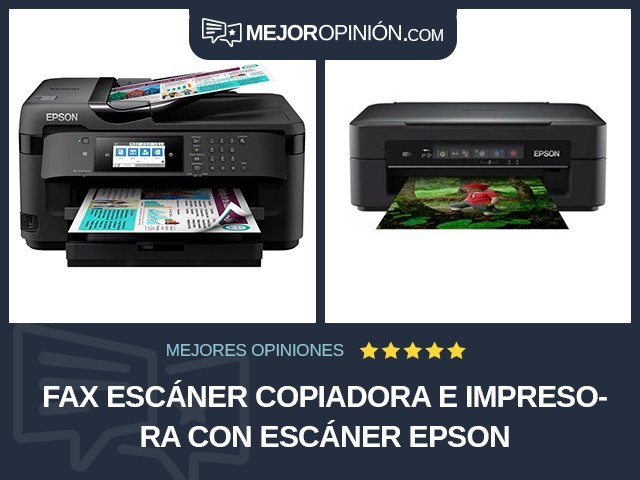 Fax escáner copiadora e impresora Con escáner Epson