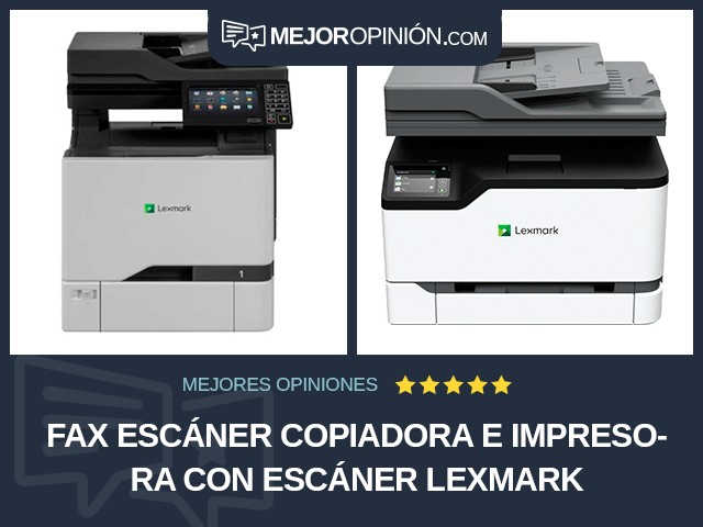 Fax escáner copiadora e impresora Con escáner Lexmark