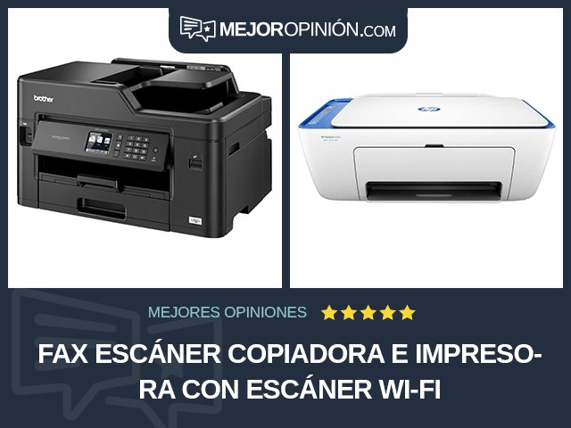 Fax escáner copiadora e impresora Con escáner Wi-Fi