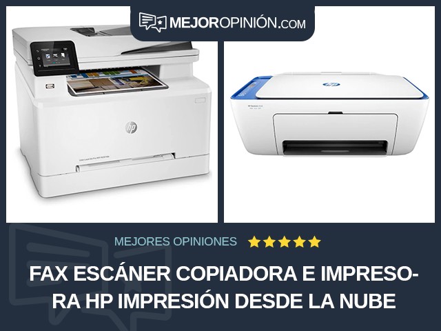 Fax escáner copiadora e impresora HP Impresión desde la nube