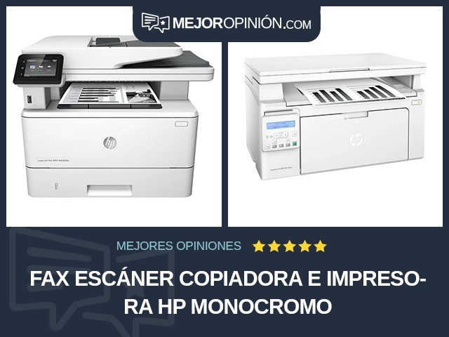 Fax escáner copiadora e impresora HP Monocromo