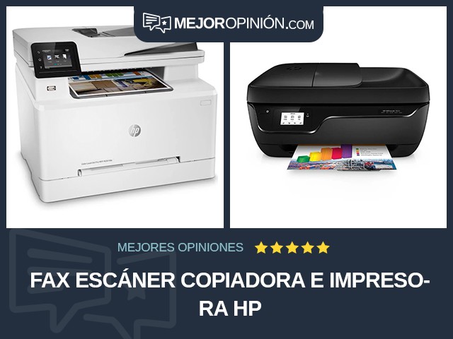 Fax escáner copiadora e impresora HP