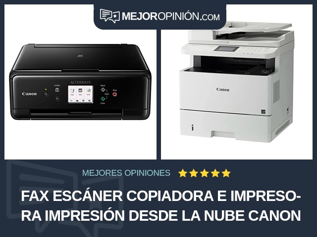 Fax escáner copiadora e impresora Impresión desde la nube Canon