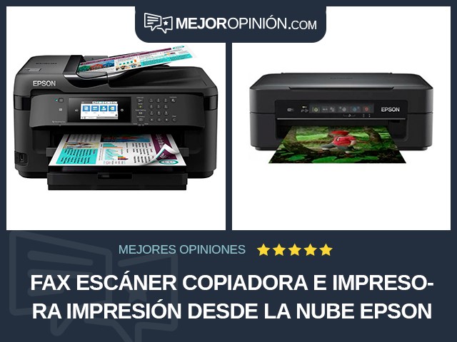 Fax escáner copiadora e impresora Impresión desde la nube Epson