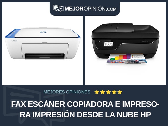 Fax escáner copiadora e impresora Impresión desde la nube HP