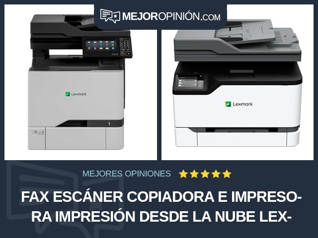 Fax escáner copiadora e impresora Impresión desde la nube Lexmark