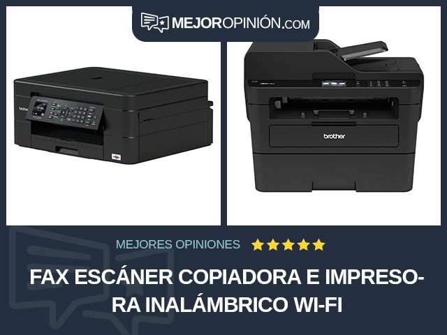 Fax escáner copiadora e impresora Inalámbrico Wi-Fi