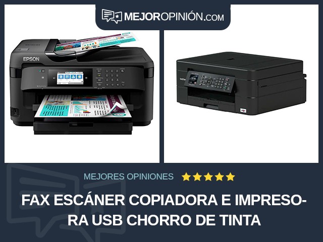 Fax escáner copiadora e impresora USB Chorro de tinta