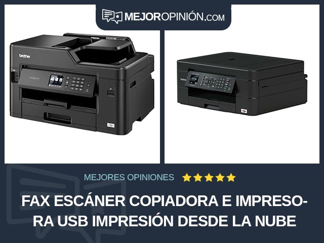 Fax escáner copiadora e impresora USB Impresión desde la nube