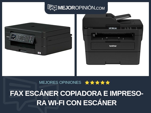 Fax escáner copiadora e impresora Wi-Fi Con escáner
