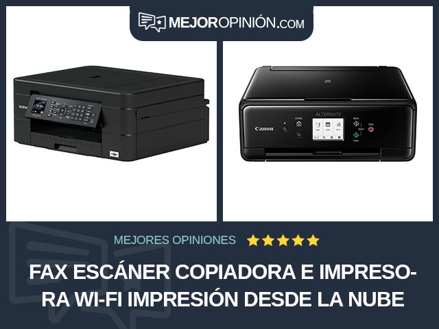 Fax escáner copiadora e impresora Wi-Fi Impresión desde la nube