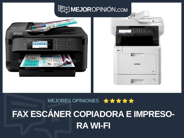 Fax escáner copiadora e impresora Wi-Fi