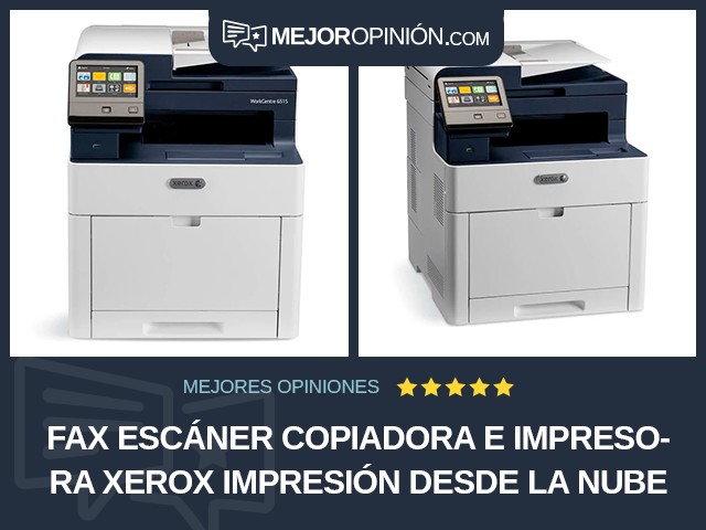 Fax escáner copiadora e impresora Xerox Impresión desde la nube