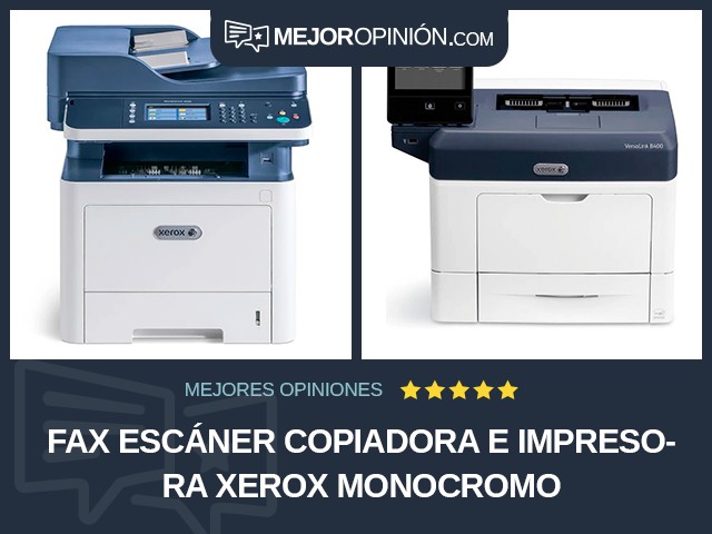 Fax escáner copiadora e impresora Xerox Monocromo