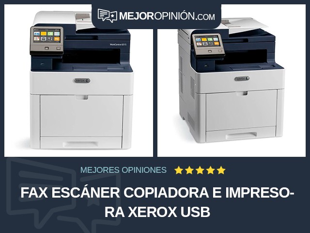 Fax escáner copiadora e impresora Xerox USB