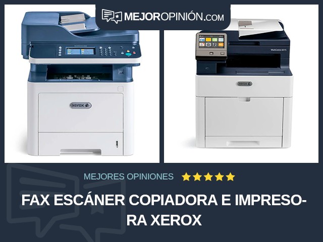 Fax escáner copiadora e impresora Xerox