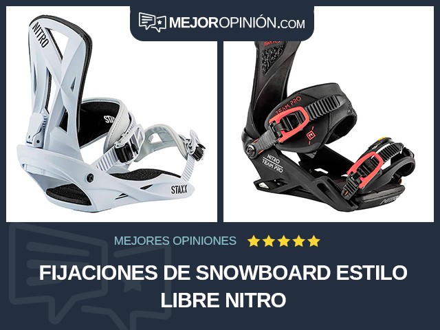 Fijaciones de snowboard Estilo libre Nitro