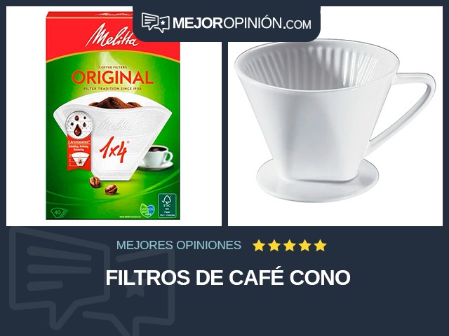 Filtros de café Cono