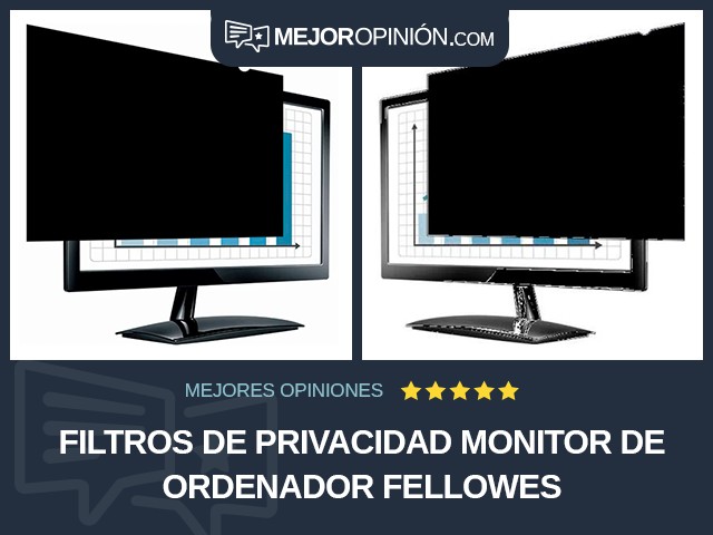 Filtros de privacidad Monitor de ordenador Fellowes