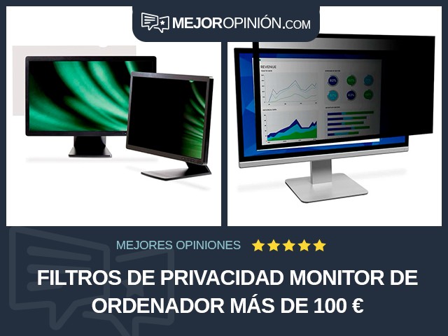 Filtros de privacidad Monitor de ordenador Más de 100 €