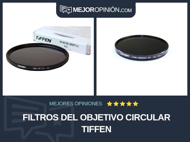 Filtros del objetivo Circular Tiffen