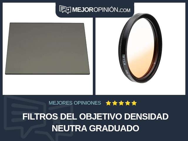 Filtros del objetivo Densidad neutra Graduado