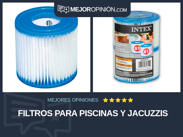 Filtros para piscinas y jacuzzis