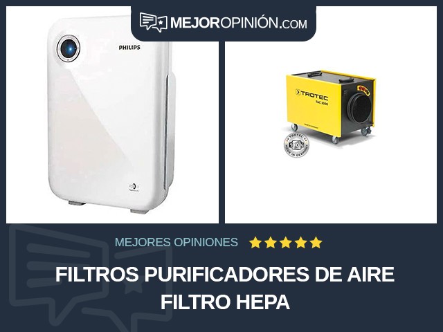 Filtros purificadores de aire Filtro HEPA