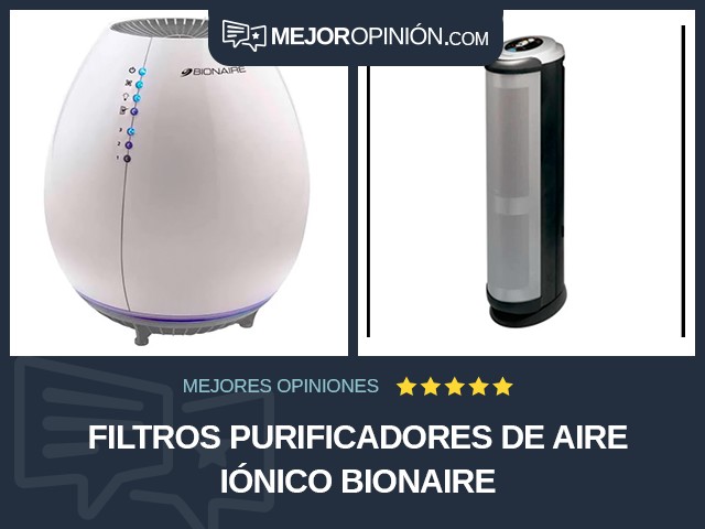 Filtros purificadores de aire Iónico Bionaire