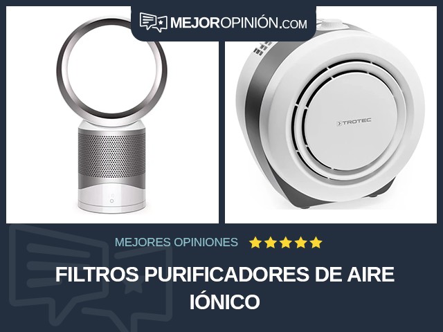 Filtros purificadores de aire Iónico