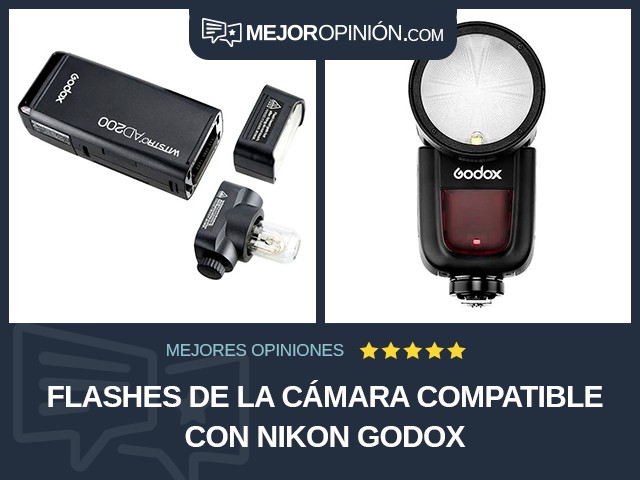 Flashes de la cámara Compatible con Nikon Godox